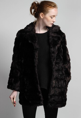 VINTAGE FAUX FUR JACKET