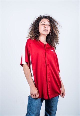 CHAMPION VINTAGE 1990S BLUE NIKE AMERICAN FOOTBALL SHIRT