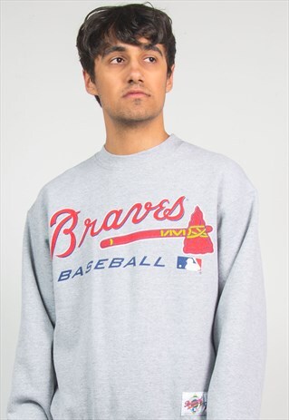 VINTAGE SWEATSHIRT MLB ATLANTA BRAVES BASEBALL 90S