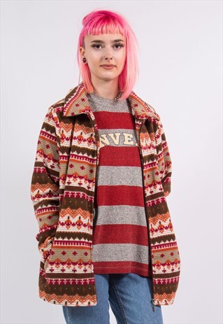 VINTAGE 90'S FAIRISLE FESTIVAL FLEECE