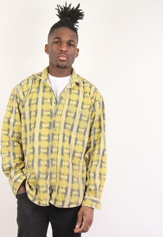 VINTAGE PATTERNED CORD SHIRT