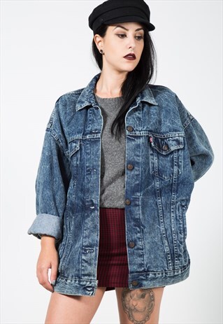 VINTAGE 80S ORIGINAL LEVI'S BASIC DENIM JACKET / 0004