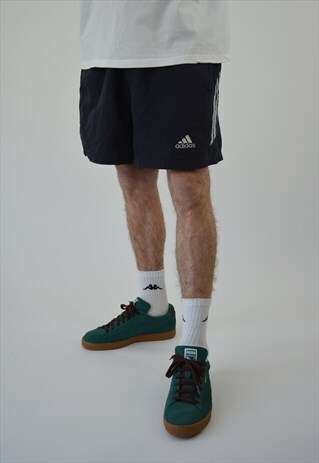 VINTAGE ADIDAS SPORT SHORTS IN NAVY COLOR FOR MEN