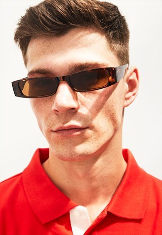 IGGY - FUTURISTIC VISOR TORTOISESHELL SUNGLASSES