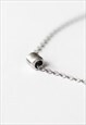CHAIN NECKLACE FOR MEN SILVER PLATED BEAD GIFT FOR HIM