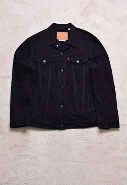 Levi's Premium Black Denim Jacket 