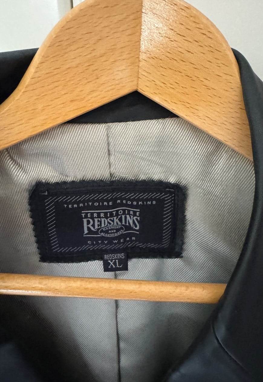 Territoire redskins clearance leather jacket