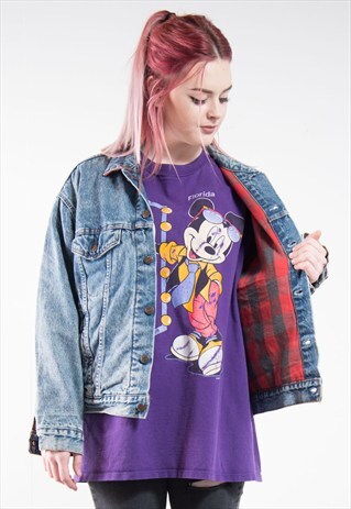 90'S LEVI'S BLANKET LINED DENIM JACKET