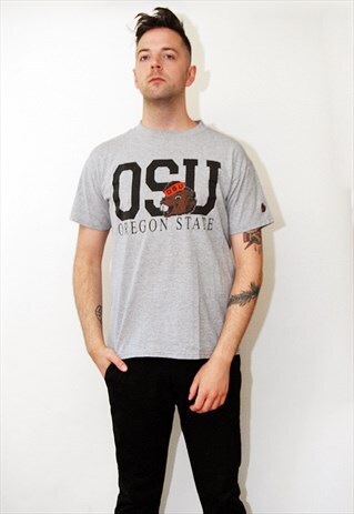 OREGON BEAVERS T-SHIRT (L) VINTAGE 90S OSU STATE UNIVERSITY