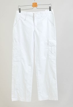 Vintage 00s cargo trousers in white