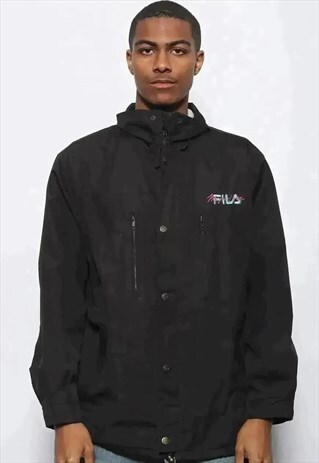 VINTAGE FILA MAGICLINE JACKET BLACK