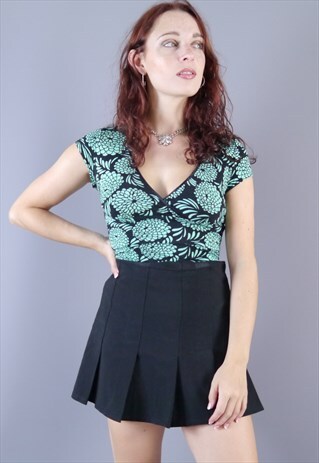 VINTAGE 90S Y2K PLEATED SKIRT