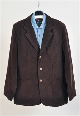 Vintage 00s blazer jacket in brown