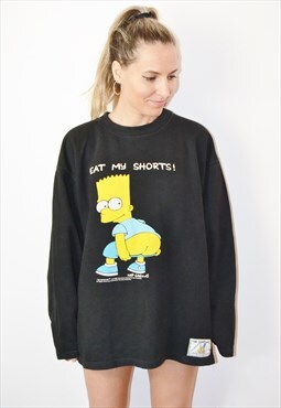 Vintage 1998 Bart SIMPSON ,,Eat My Shorts'' Sweatshirt