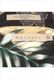 VINTAGE PRINTED BLACK HAWAIIAN SHIRT - XL
