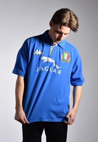 KAPPA JAGUAR SPONSOR RUGBY POLO SHIRT