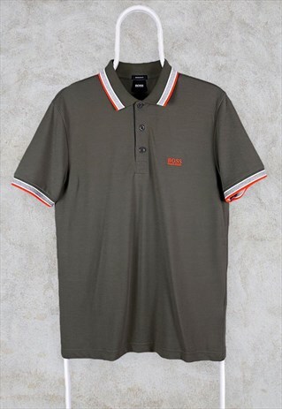 GREEN HUGO BOSS POLO SHIRT