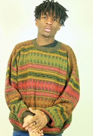 VINTAGE PATTERNED JUMPER