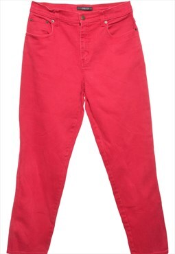 Beyond Retro Vintage Pink Bill Blass Tapered Jeans - W32