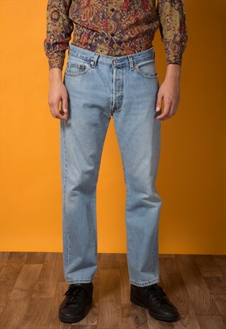 LEVI'S 501 LIGHT BLUE JEANS