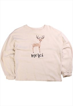 Vintage 90's Brandy Sweatshirt Merci Deer Heavyweight