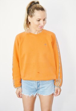 Vintage 90s ADIDAS Embroidered Summer Distressed Sweatshirt