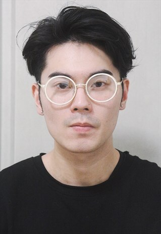 SHALEX ROUND GLASSES - WHITE