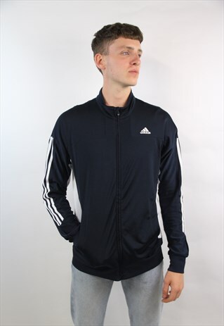 VINTAGE ADIDAS 90'S NAVY SPORTS JACKET