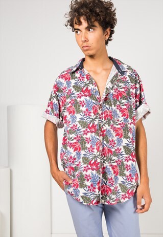 VINTAGE 80S HAWAIIAN SHIRT / S1616