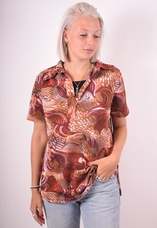 WOMENS VINTAGE SHIRT XL MULTI 90S