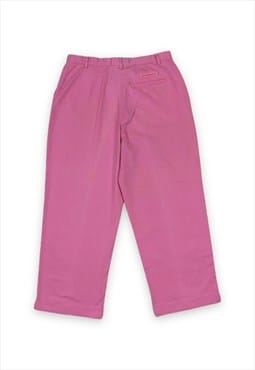 Burberry capri pants jorts golf trousers pink Y2K 00s