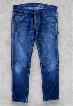 Wrangler Spencer Blue Straight Regular Jeans Men's W32 L30