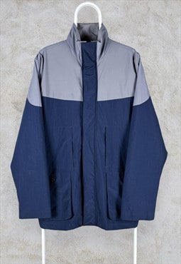 Levi's Sykes Jacket Grey Blue Nylon Waterproof Men's XL