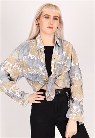VINTAGE PATTERN SHIRT NS499