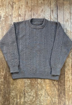 Vintage Aran Cable Knit Jumper 