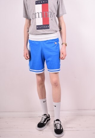 CHAMPION MENS VINTAGE SHORTS W28 BLUE 90S
