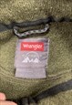 WRANGLER OUTDOOR FLEECE ZIP UP EMBROIDERED SWEATSHIRT