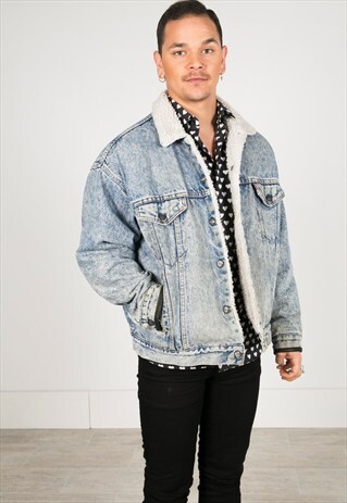 LAST UNIT SALE / VINTAGE 80S LEVI'S WINTER SHEEPSKIN JACKET