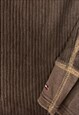 VINTAGE TOMMY HILFIGER KNITTED JUMPER CORDUROY SWEATER