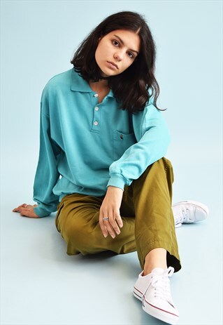 90'S RETRO ATHLEISURE SPORTS SWEATSHIRT NORMCORE TOP