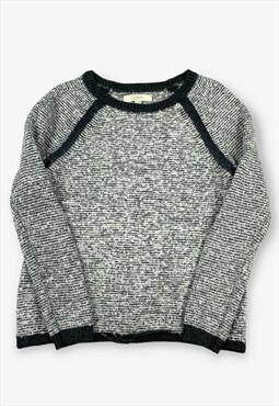 Vintage speckled knit jumper black/white medium BV15908