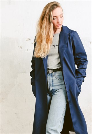 VINTAGE 80S WORKWEAR TRENCH COAT
