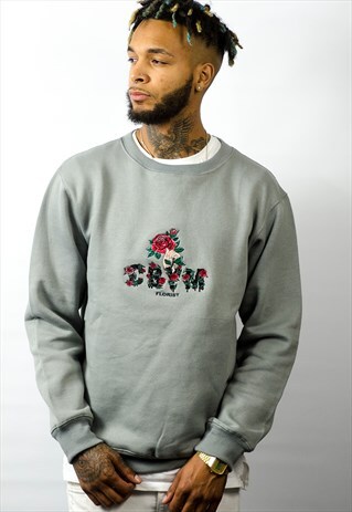 FLORIST GREY SWEATSHIRT