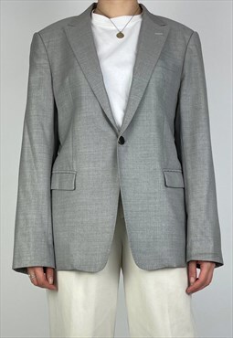 Armani Blazer Vintage Wool Jacket Emporio 90s Tailored 