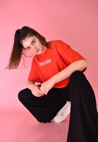 G&G UNISEX RED S/S LINO TEE