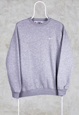 Vintage Nike Grey Sweatshirt Large