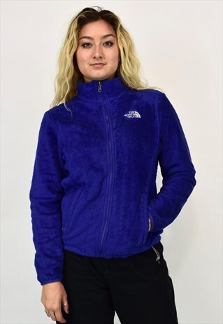 VINTAGE 90'S THE NORTH FACE BLUE FLEECE JACKET
