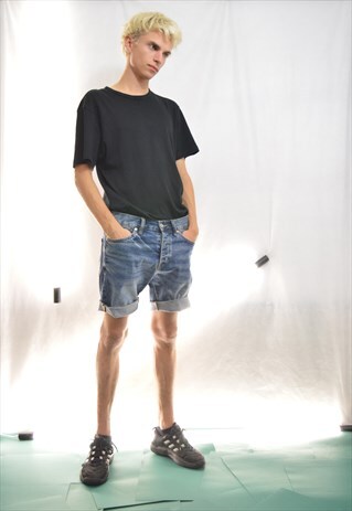 DENIM BLUE VINTAGE SHORTS