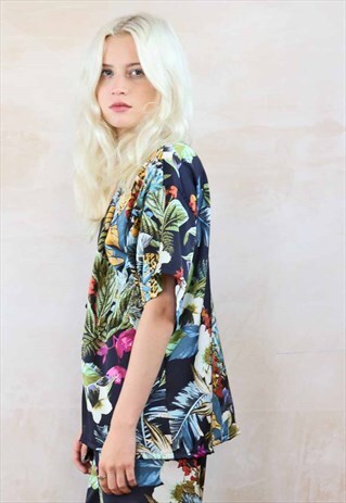 BIG CAT PRINT KIMONO