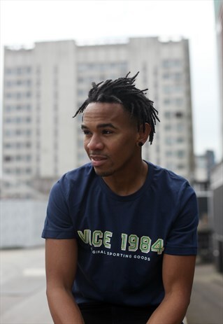 VICE 84 - ORIGINAL SPORTS TEE - NAVY